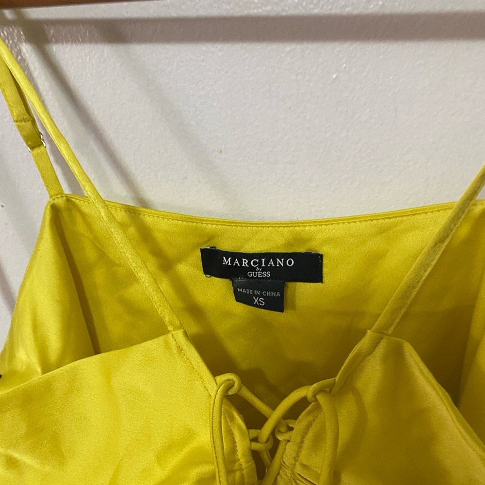 NWT Guess Marciano Maya Lace Up Tank Top - Picture 6 of 7